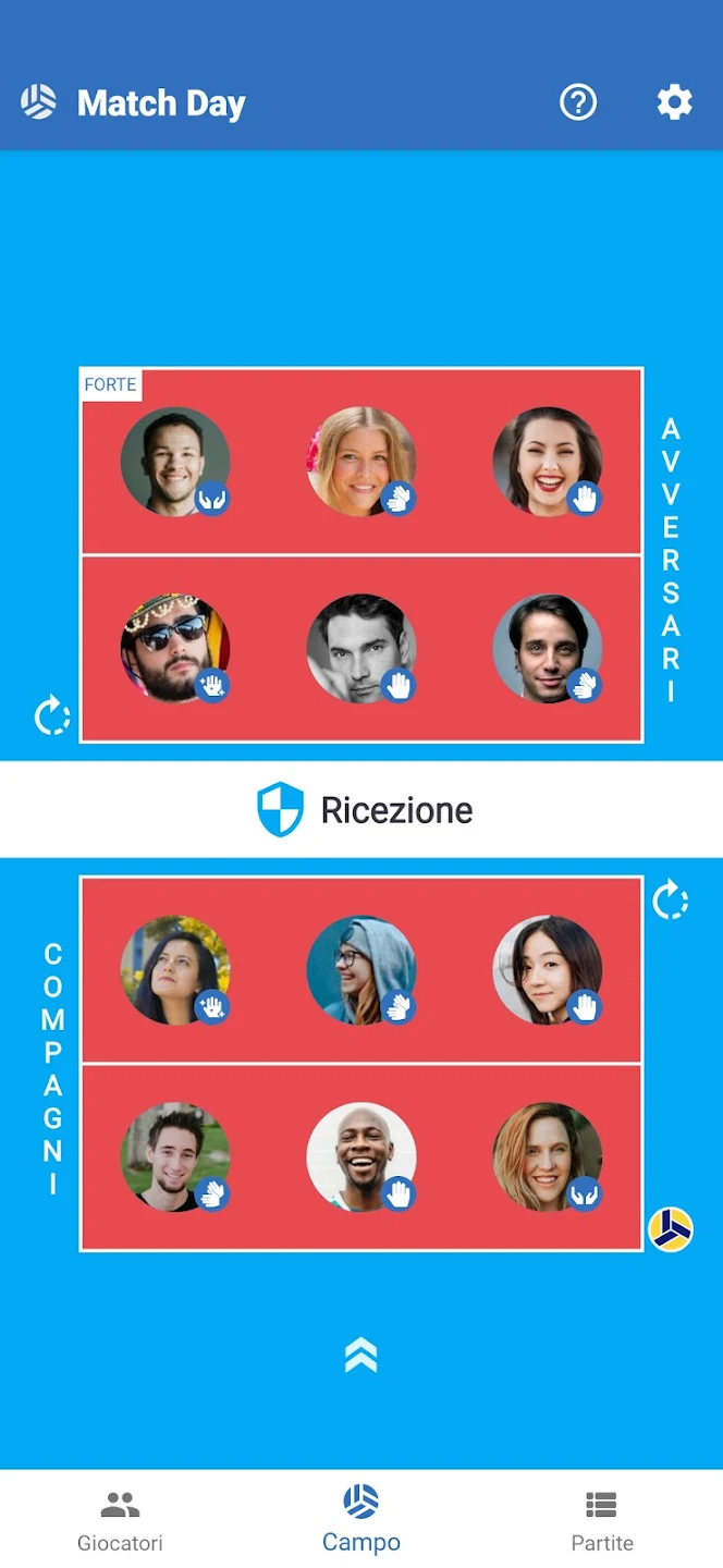 Project Volley Match Day, screen 3